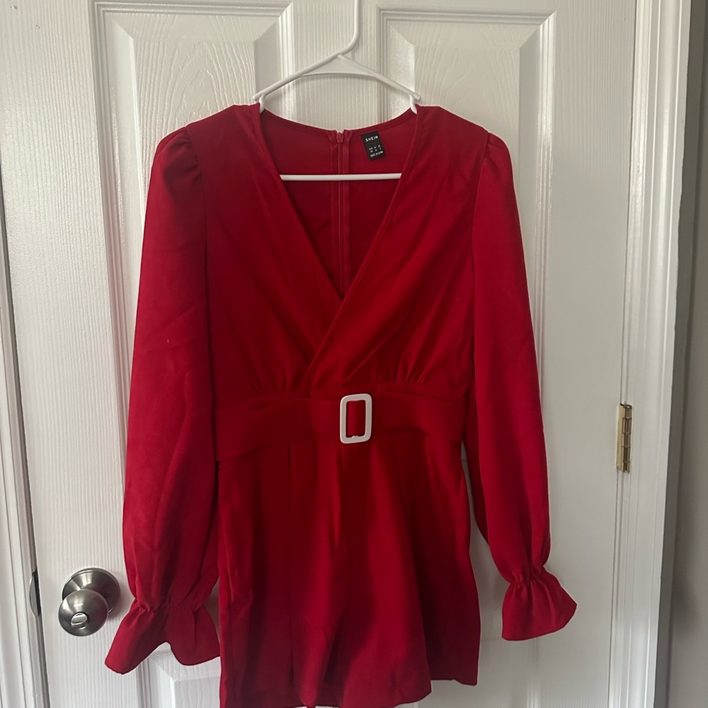A red dress that’s good for almost any occasion in the winter.